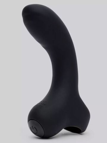 Черный вибратор на палец для G-стимуляции Sensation Rechargeable G-Spot Vibrator - Fifty Shades of Grey Fifty Shades of Grey FS-82937