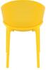 Кресло пластиковое, Siesta Contract Sky, желтый