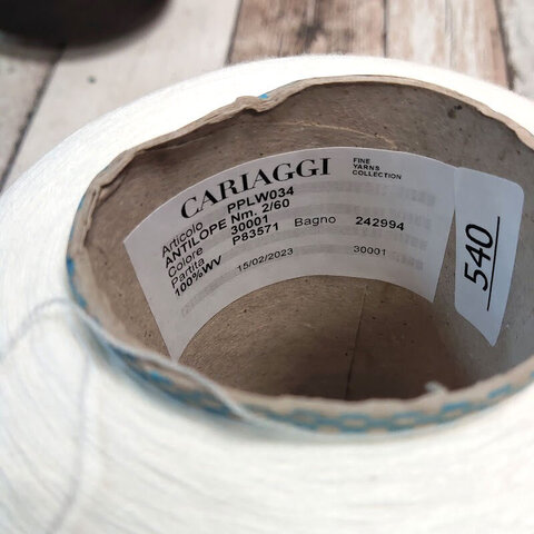 Меринос 2/60 CARIAGGI / ANTILOPE белый молочный