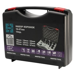 Набор коронок Bi-metall 16-67мм HSSE-Co8 14пр H-Tools 04403220