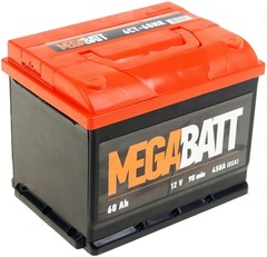 MEGABATT 6СТ- 60 аккумулятор