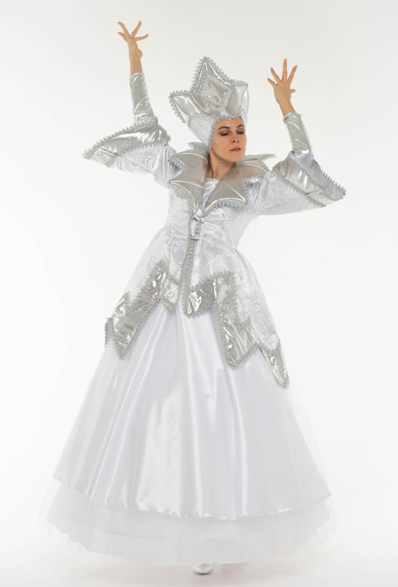 Карнавальный костюм Снежная Королева, рост 122 см фото