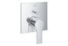 GROHE Allure 19315001 Внешняя часть смесителя для ванны скрытого монтажа на 2 потребителя, квадратная, хром