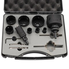 Набор коронок Bi-metall 16-67мм HSSE-Co8 14пр H-Tools 04403220