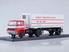 LIAZ 100.471 with semitrailer Alka N13CH white-red 1:43 Start Scale Models (SSM)