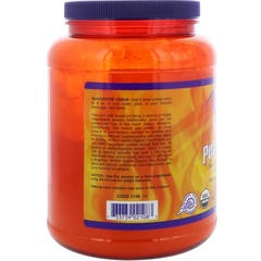 Now Foods, Sports, Белок из гороха органического происхождения, натуральный, не содержащий вкусовых добавок, 680 г (1,5 фунта)