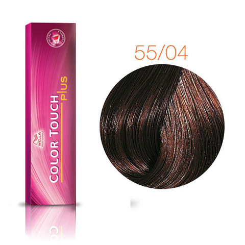 Wella Professional Color Touch Plus 55/04 (Бренди) - Тонирующая краска для волос