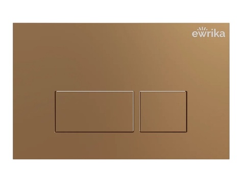 EWRIKA 0043 Кнопка смыва, золото матовое