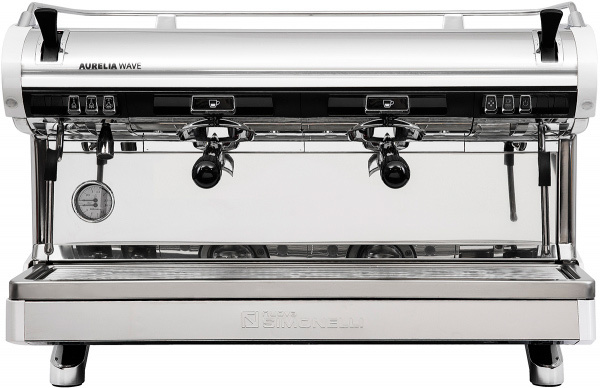 Рожковая кофемашина Nuova Simonelli Aurelia WAVE 2Gr S 220V pearl white+high groups+LED (167971)