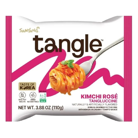 Фетучини по-корейски с кимчи в сливочно-томатном соусе Samyang Kimchi Rose Tangle, 110 гр