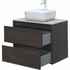 Aquanet 287895 Компл.2 - Тумба Nova Lite 75 2 ящ. цв. дуб черный (287895)