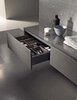 Вставка для выдвижного ящика Geberit Xeno² T-образная: B=32.3см, H=6.2см, T=15см, Серый / Меламин, древесная структура