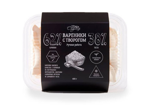 Вареники "Садахар" с творогом, 400г