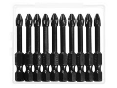 ЗУБР PH2, 10 шт, 50 мм, ударные биты, Профессионал (26021-2-50-S10)