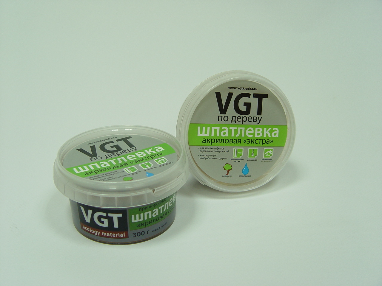 Шпатлевка VGT Экстра 0.3 по дереву сосна