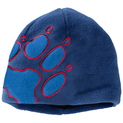 Картинка шапка Jack Wolfskin front paw hat kids royal blue - 1