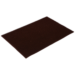 Коврик ТРАВКА темно-коричневый, на противоскользящей основе, 45*60 см
