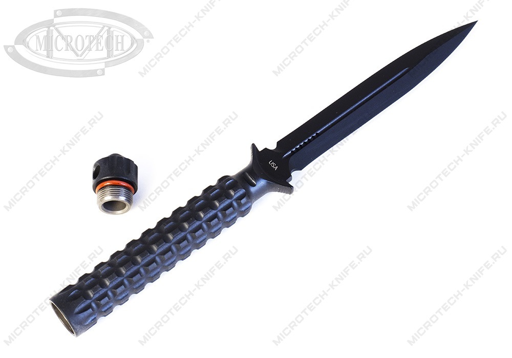 Нож Microtech ADO 115-1 D/E Fixed Black - фотография 