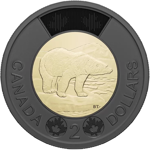 2 доллара 2022 - Дань памяти Королеве Елизавете II Черный доллар, Чествование Канада