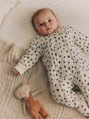 Теплый комбинезон на молнии для малышей Next K79-512, Бежевый