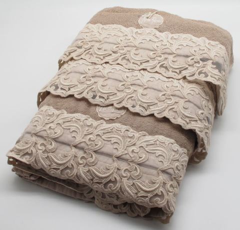 Набор полотенец 3шт Arte Pura 4.880.PF 43 POLVERE OLD орех