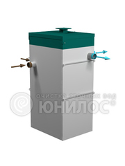 Станция биологической очистки Юнилос Астра 4/ 800 л. в сутки / 4 чел. / самотечный сброс / компрессорная аэрация (1120x940x2365см;150кг;) - арт.560518