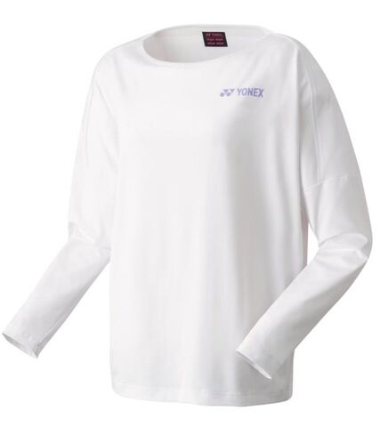 Женская теннисная футболкаYonex T-Shirt Long Sleeve - white