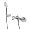 Cezares LUX-VD-01 LUX-VD-01 Смеситель для ванны и душа однорычажный в комплекте с ручным душем, шлангом и держателем, хром