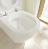 Villeroy&Boch Subway 2.0 5617R001 Унитаз, Villeroy&Boch, Subway 2.0, безободковый (с открытым смывным краем), тип установки-напольный, ширина, мм-370, глубина, мм-700, высота, мм-400, форма чаши-овальная, выпуск-горизонтальный, материал-керамика, бач