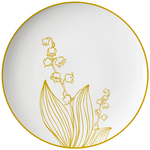Подстановочная тарелка 30см First Lady Нежность ландыша