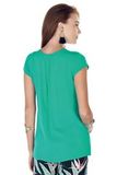 Блузка для беременных 09424 зеленый