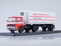 LIAZ 100.471 with semitrailer Alka N13CH white-red 1:43 Start Scale Models (SSM)