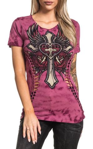 Affliction | Футболка женская FAITH &amp; HOPE AW20738 перед