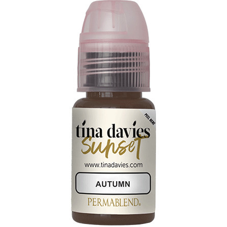 Пигмент для татуажа бровей "Tina Davis Autumn" Permablend