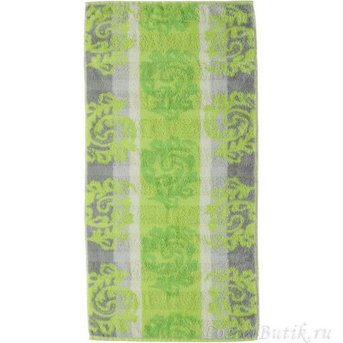 Полотенце 50x100 Cawo Noblesse 1057 Cashmere Jaquard киви