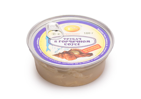 Мясо трубача в горчичном соусе, 180г