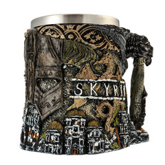 Кружка для пива ручной работы Skyrim, 600 мл, фото 1