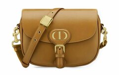 Сумка Dior Bobby, модель среднего формата светло-коричневый