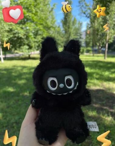 Игрушка брелок Лабубу Черный