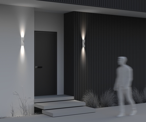 Уличный настенный светодиодный светильник Maytoni Twist O040WL-L11W3K