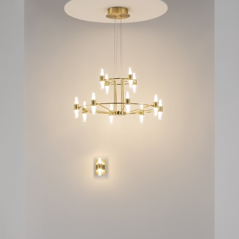 Подвесная светодиодная люстра Maytoni ARANA MOD401PL-L72BS3K