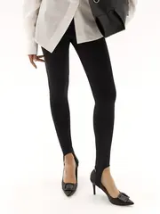 Лосины со штрипками DEW, черный