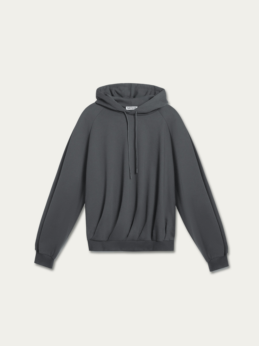 

Худи Мартин с драпировкой, Графитовый