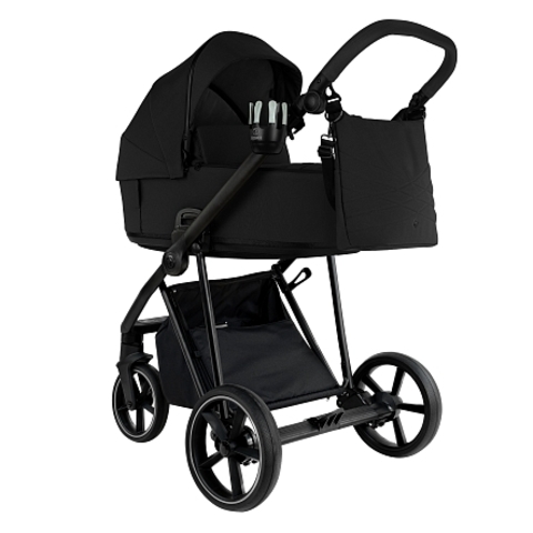 ROAN Коляска 2 в 1 Sol короб + прогулка Caviar Black/Black