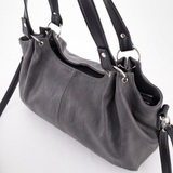 Сумка Саломея 304 македония серый + черный