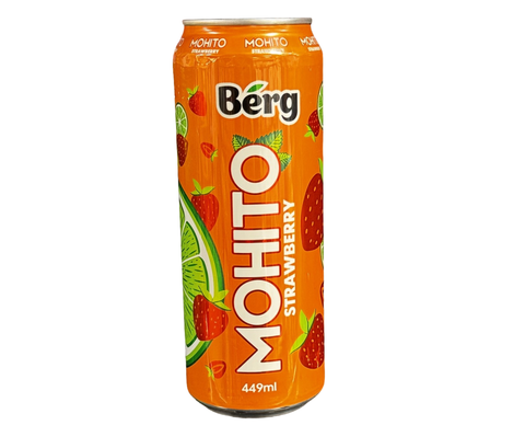 Напиток Berg Energy Мохито Клубника жб 0,449мл