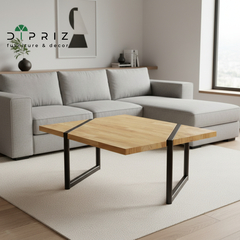 Стол журнальны Флеверс из массива дуба