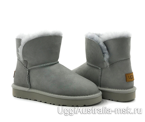 UGG Women’s Classic Mini Cuff Boot Light Gray