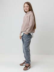 джемпер  для девочки  КР 302811/латте к627