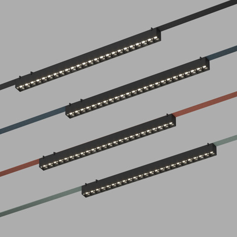 Трековый светильник Denkirs Belty Grill DK5573-BK